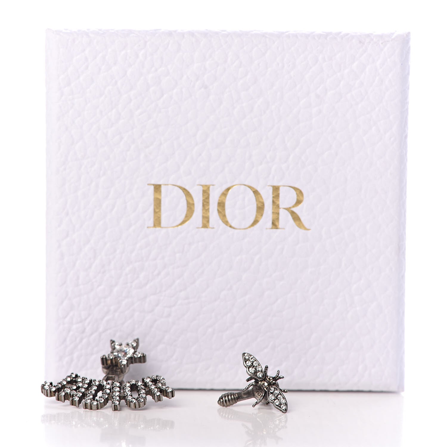 Christian Dior Palladium Crystal J'adior Earrings 6 of 6