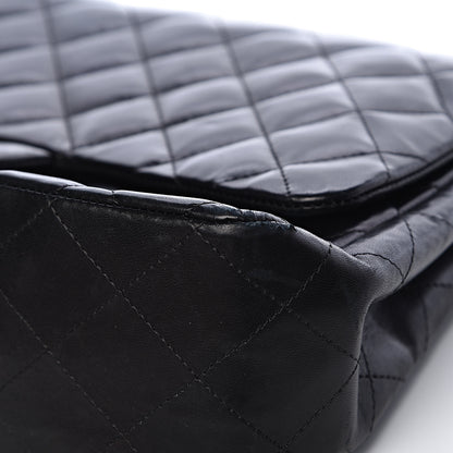 Chanel Lambskin Quilted Jumbo Single Flap Black 10 of 17