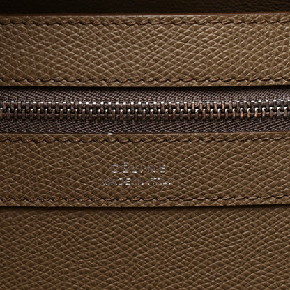 Celine Grained Calfskin Medium Horizontal Cabas Phantom Taupe 6 of 10