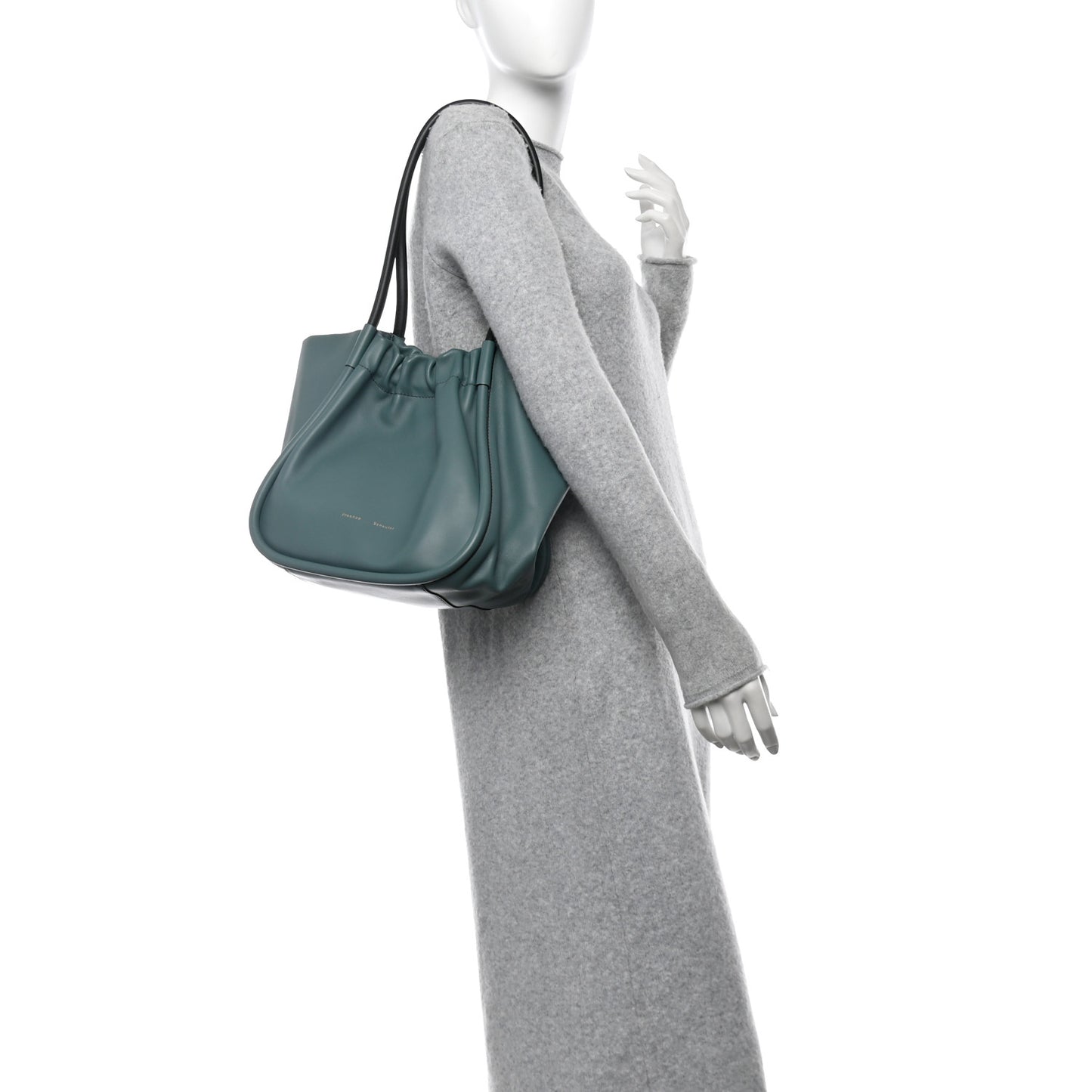 Calfskin Large Ruched Tote Orion