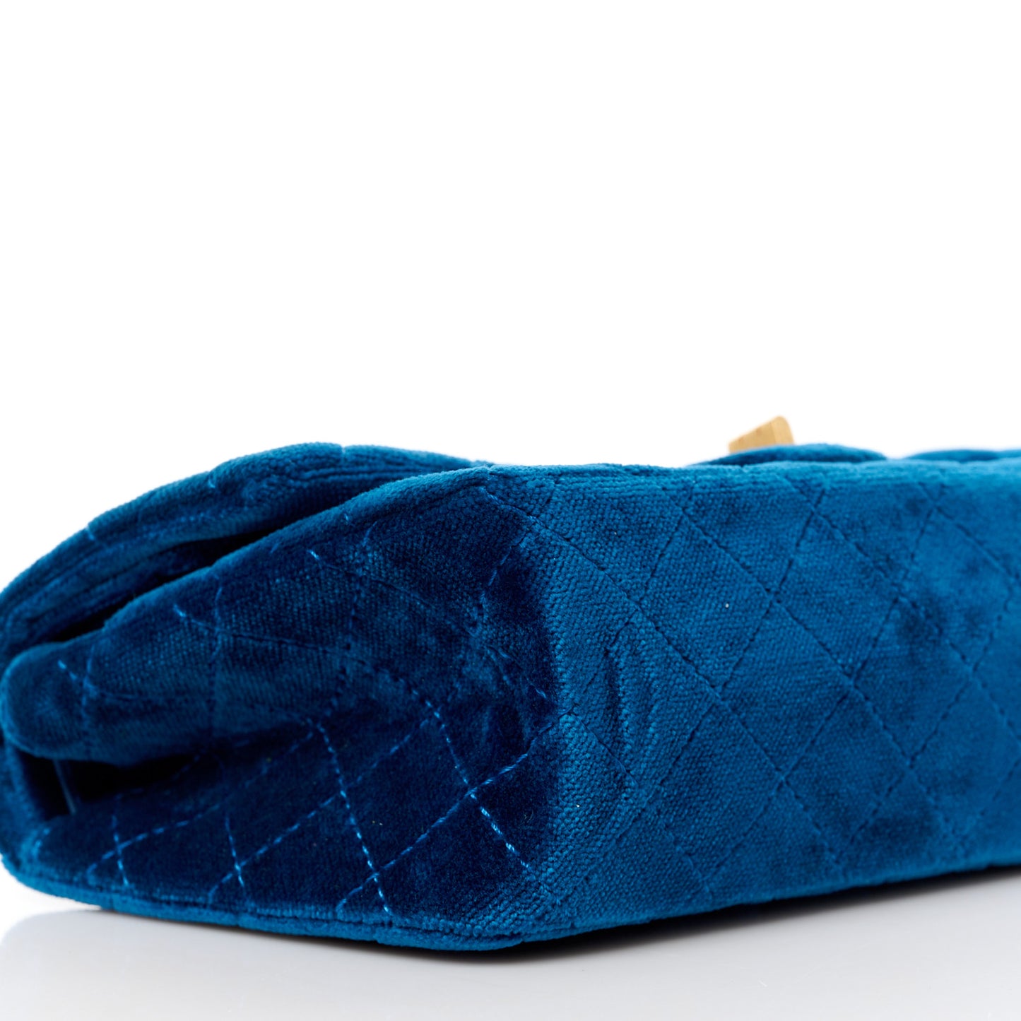 Velvet Quilted 2.55 Reissue 225 Flap Blue