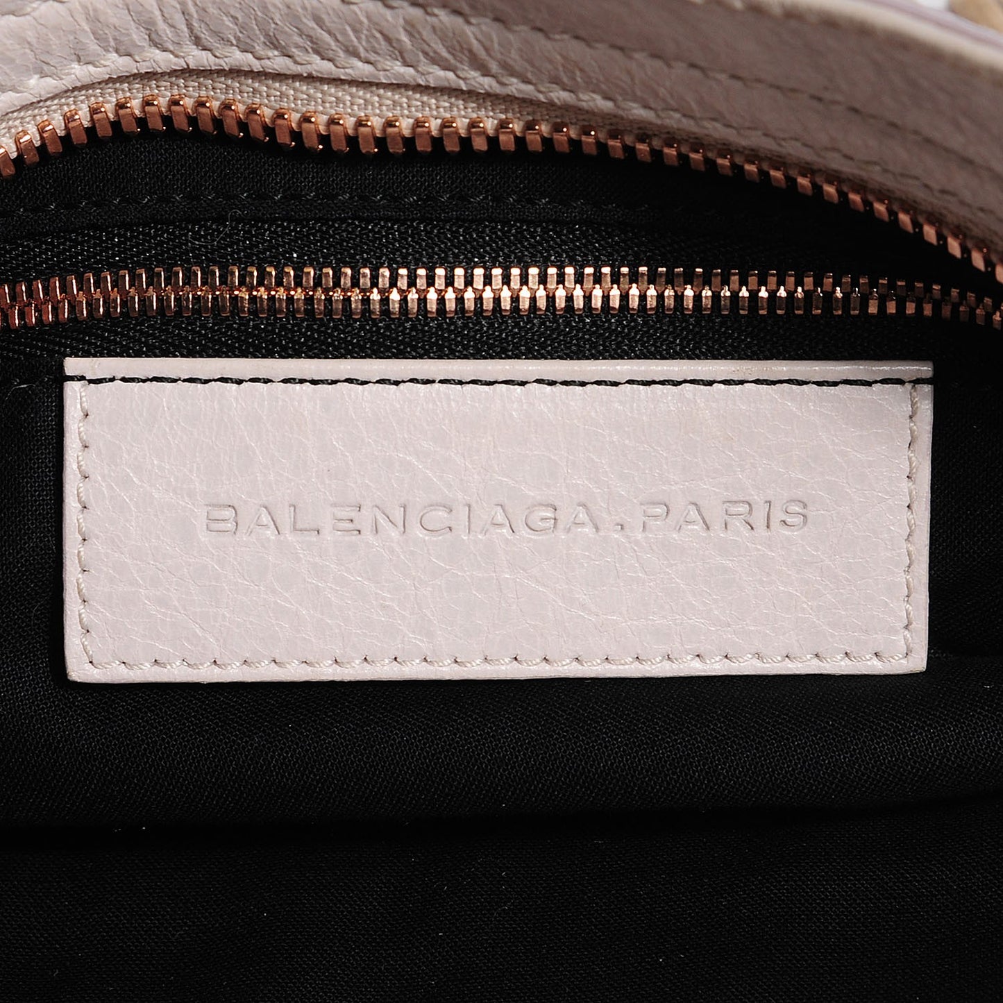 Agneau Giant 21 Rose Gold Hardware City Nacre