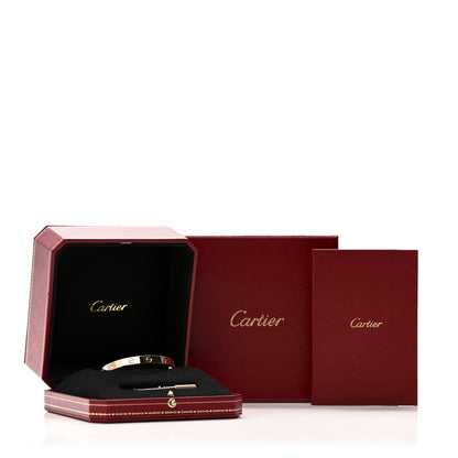 Cartier 18k Pink Gold Love Bracelet 16 8 of 8