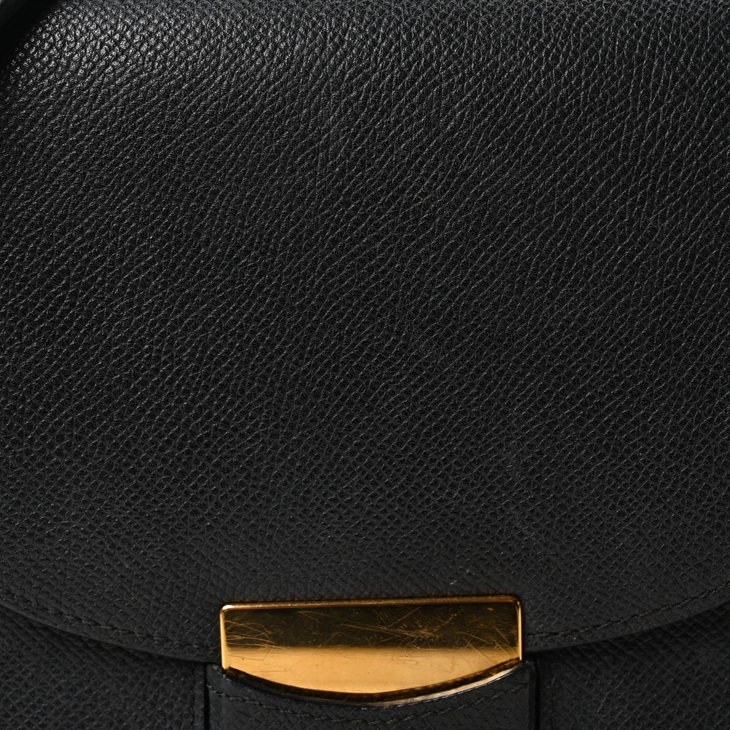 Celine Grained Calfskin Small Trotteur Black 8 of 10