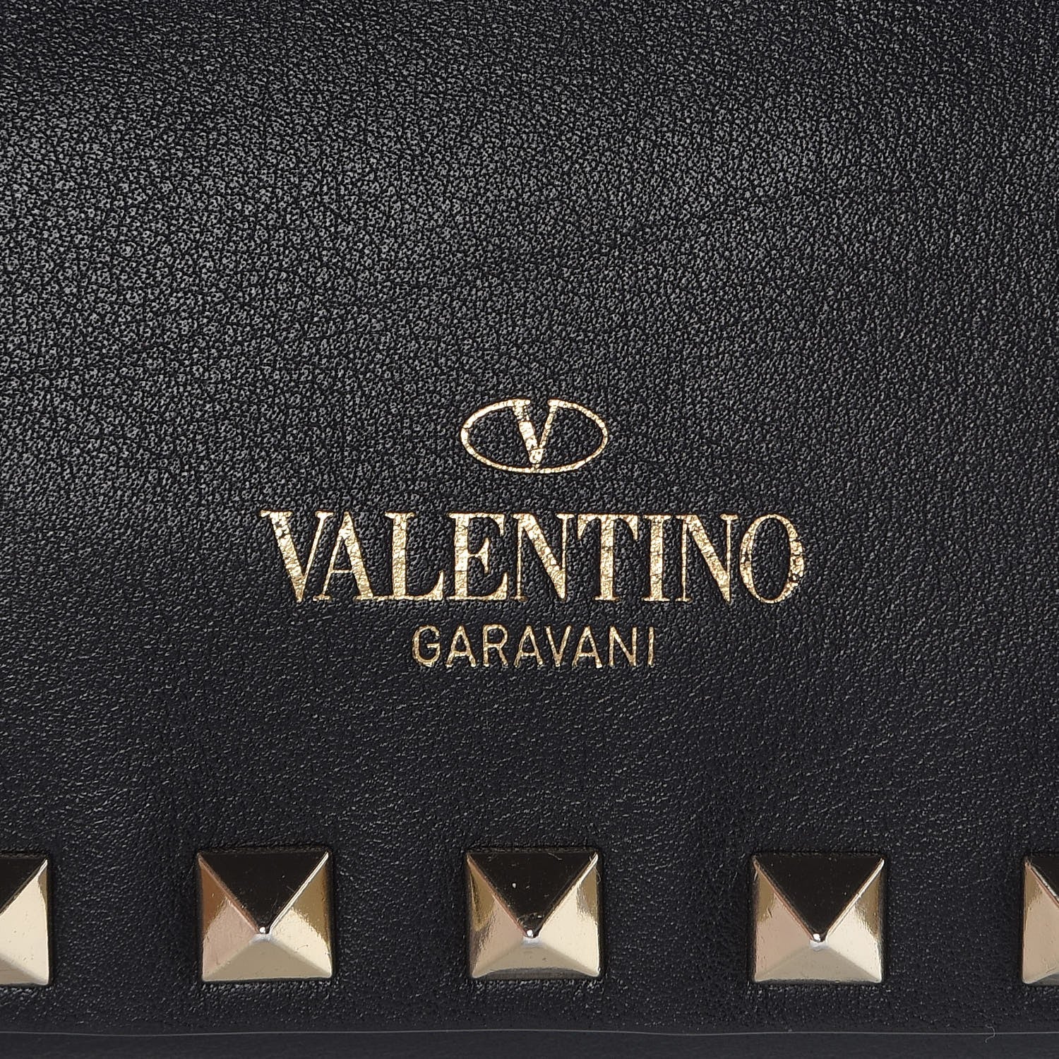 Valentino Garavani Calfskin Rockstud Belt Bag Black 10 of 11