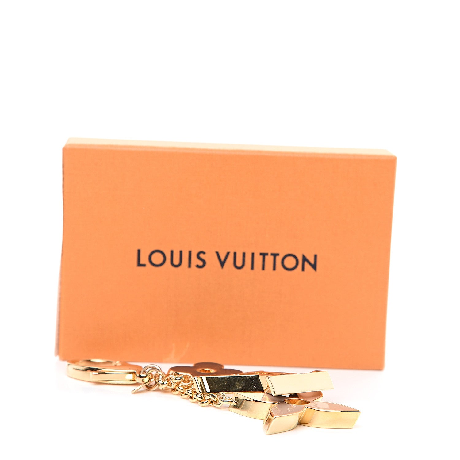 Louis Vuitton Fleur De Monogram Bag Charm Dore 3 of 3