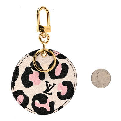 Louis Vuitton Monogram Wild At Heart Illustre Bag Charm Key Ring Black 2 of 3