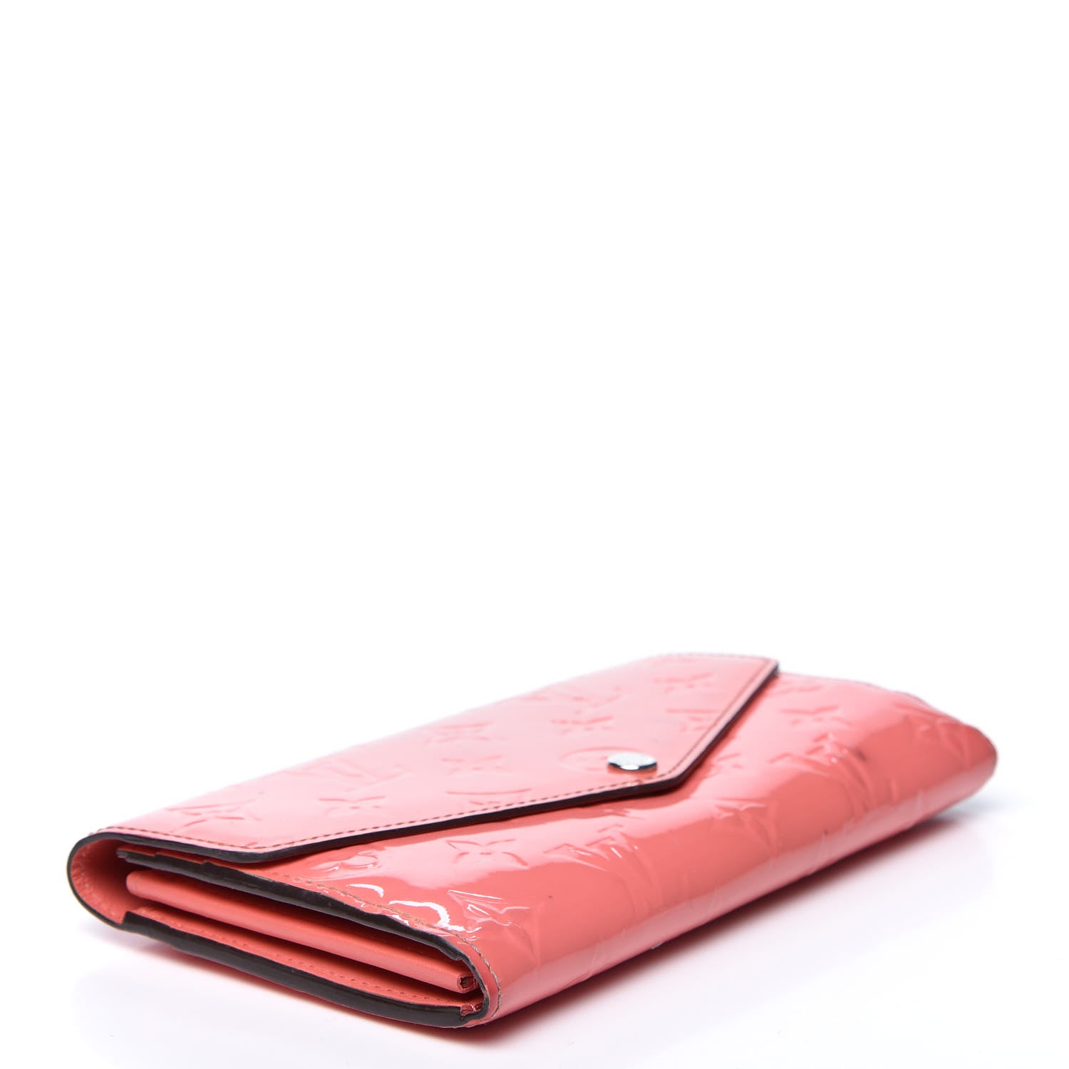Louis Vuitton Vernis Sarah Wallet NM Poppy 3 of 10