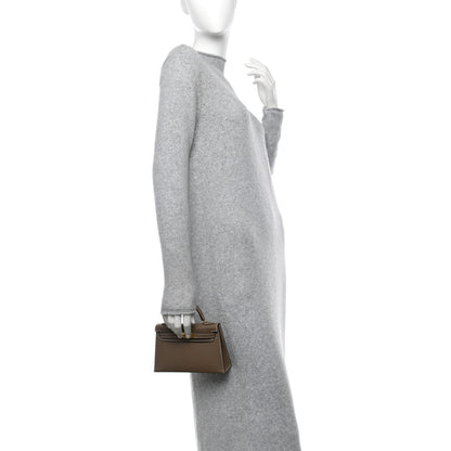 Hermes Epsom Mini Kelly Sellier 20 Etoupe 2 of 10