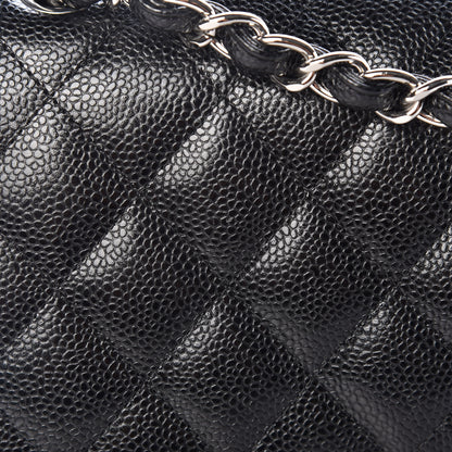 Chanel Caviar Quilted Jumbo Double Flap Black 11 of 11