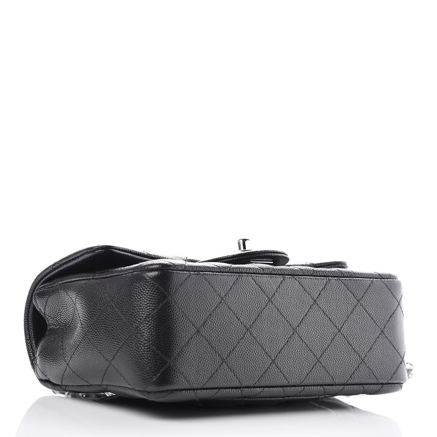 Caviar Quilted Mini Rectangular Flap Black