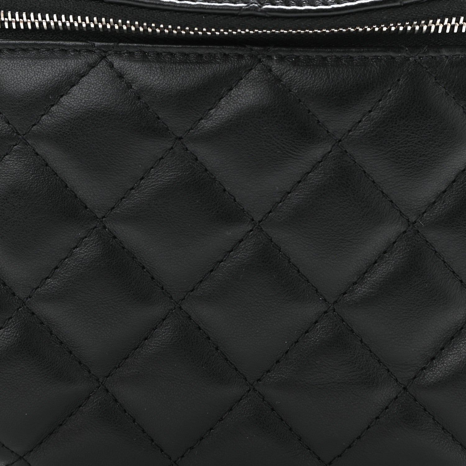 Chanel Lambskin Quilted Waist Belt Bag Black 11 of 11