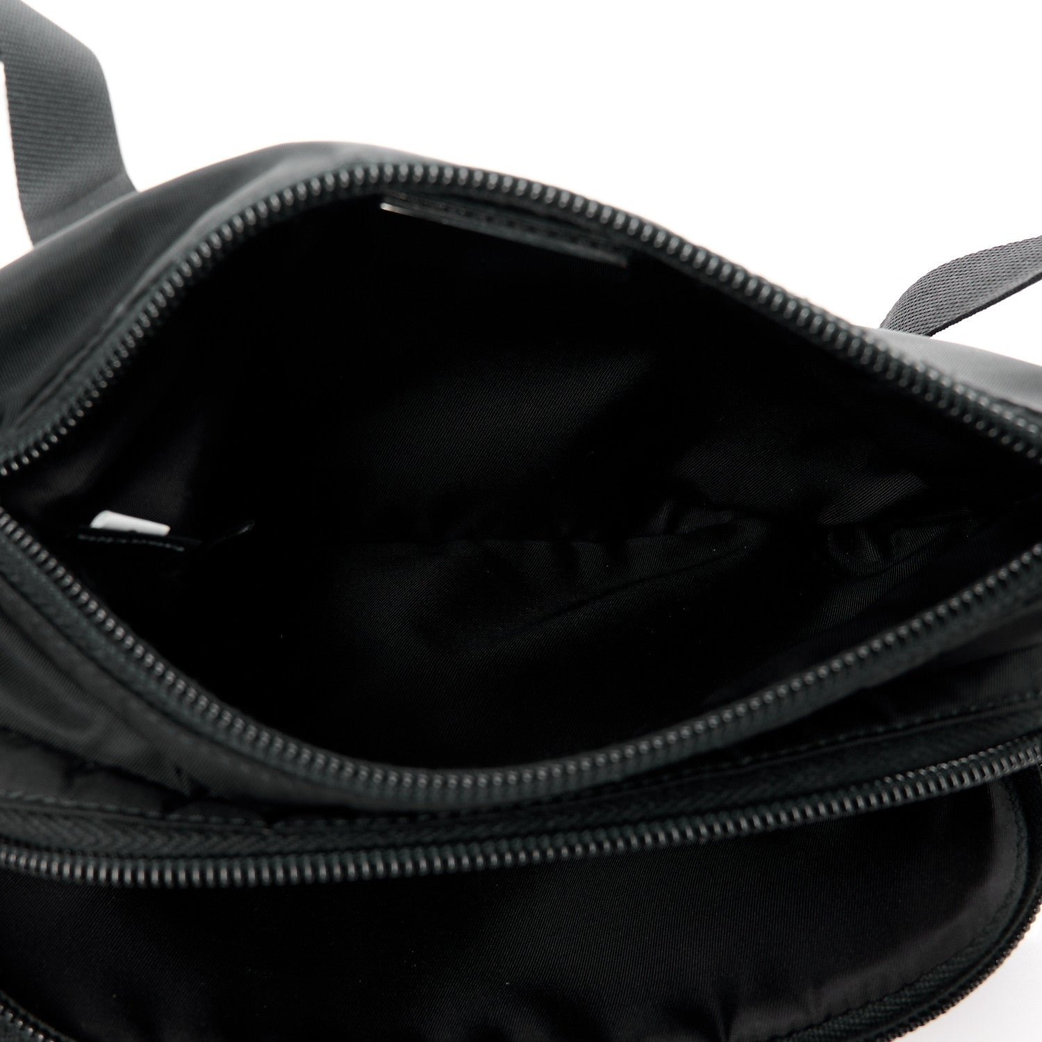 Prada Tessuto Nylon Saffiano Belt Bag Black 6 of 12