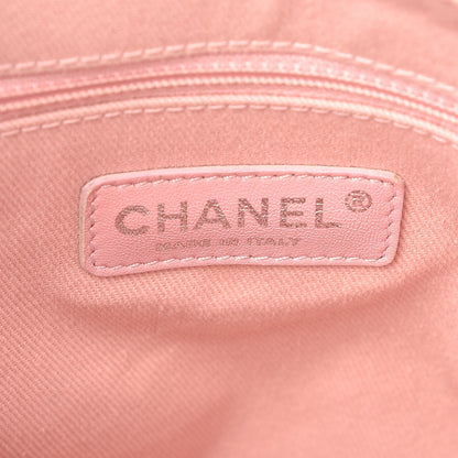 Chanel Woven Straw Raffia Small Deauville Messenger Light Pink 6 of 7
