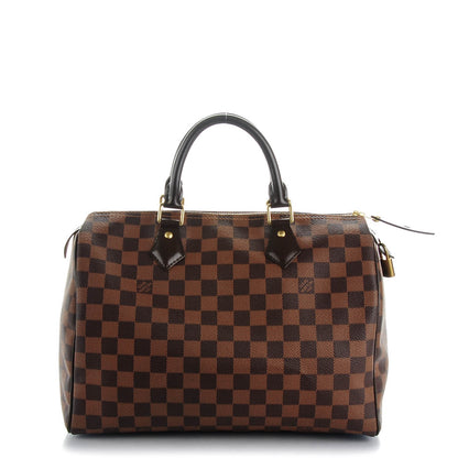 Louis Vuitton Damier Ebene Speedy 30 1 of 8