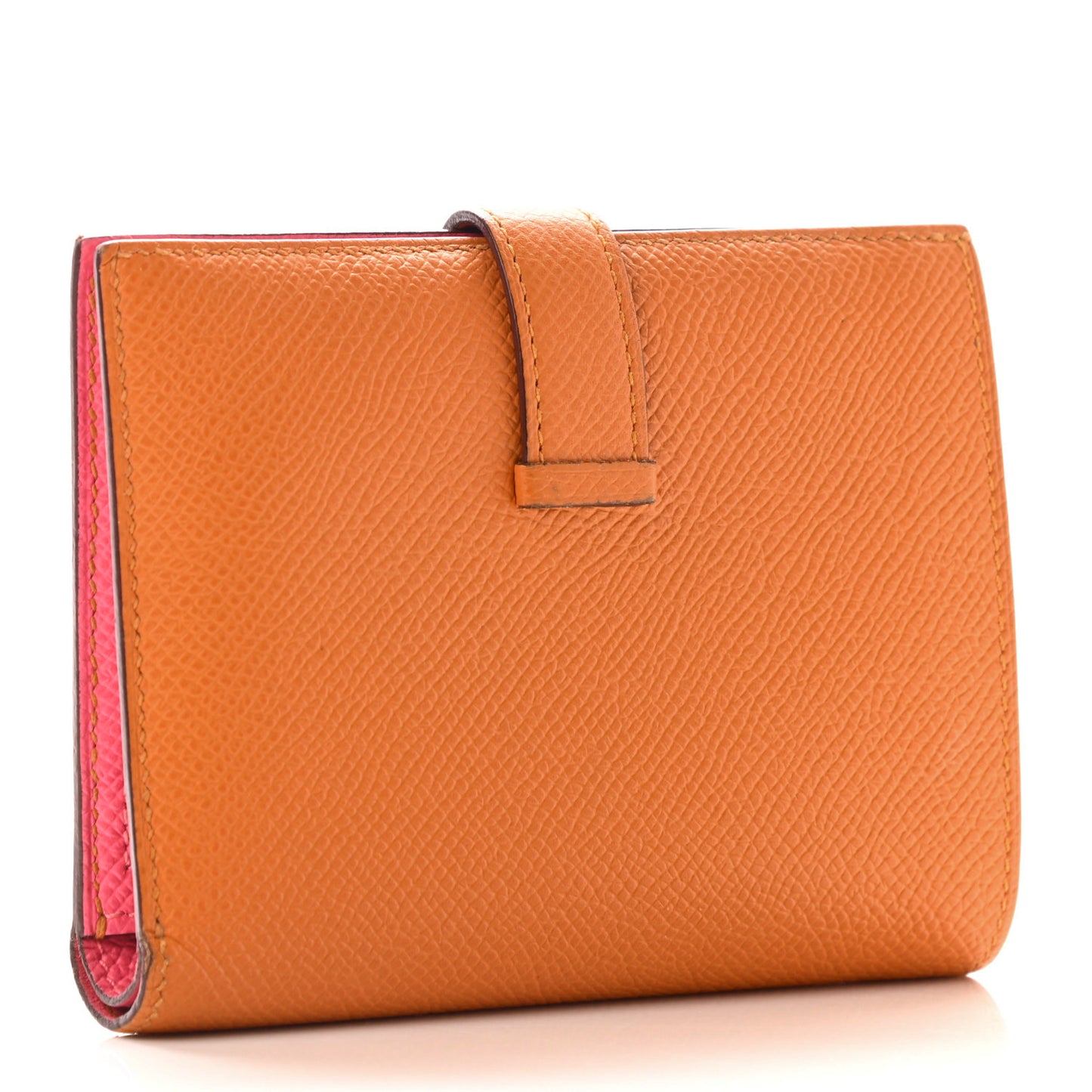 Epsom Verso Bearn Compact Wallet Orange Rose Azalea