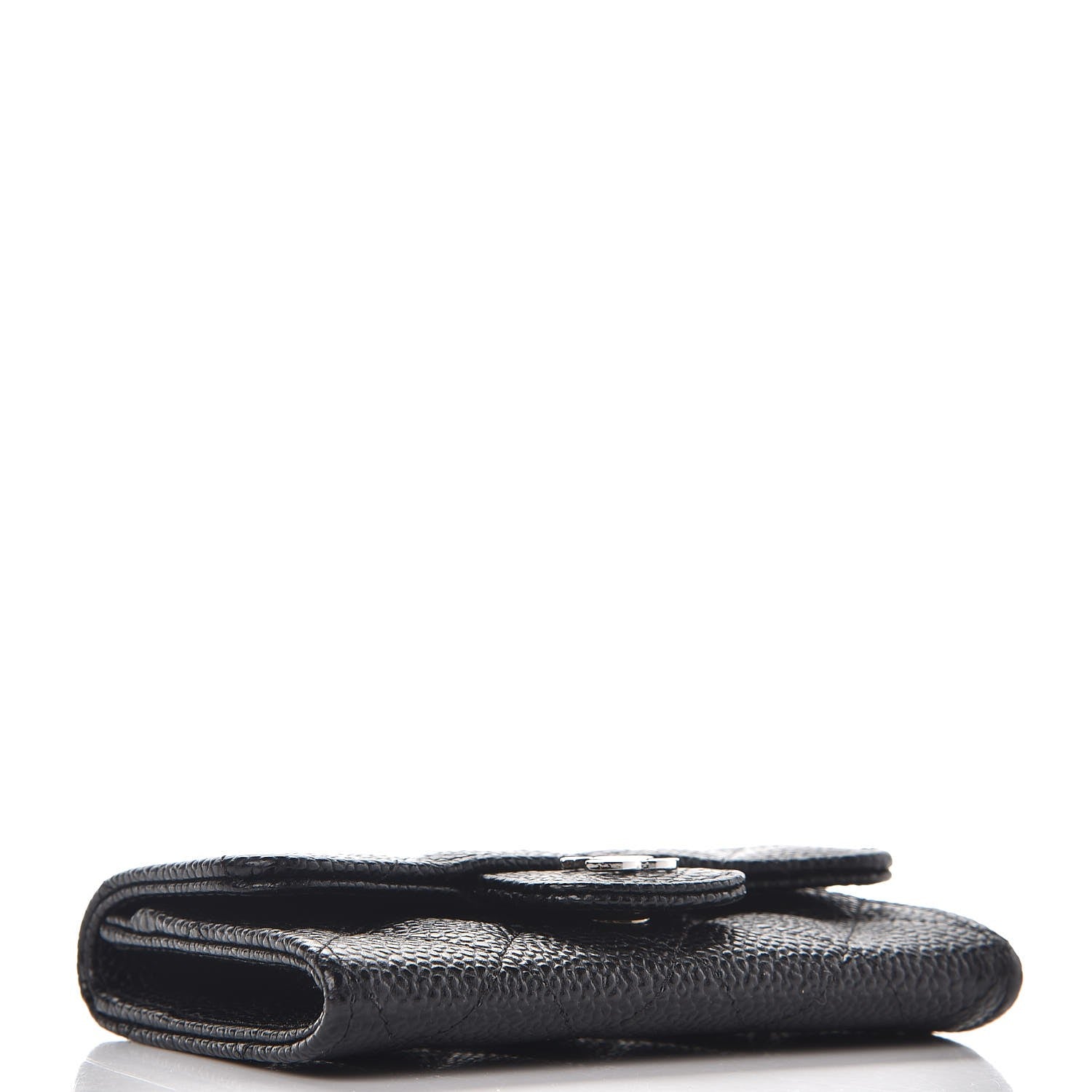 Chanel Caviar Quilted Flap Card Holder Black 4 of 8