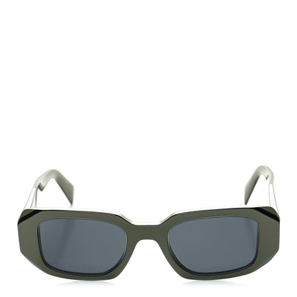 Prada Acetate Symbole Sunglasses SPR 17W Green 2 of 7