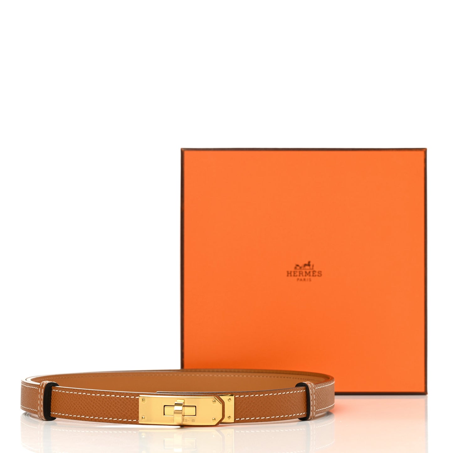 Epsom Kelly Belt Gold
