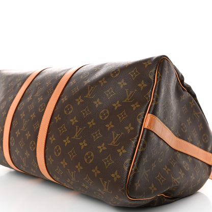 Louis Vuitton Monogram Keepall Bandouliere 55 9 of 14