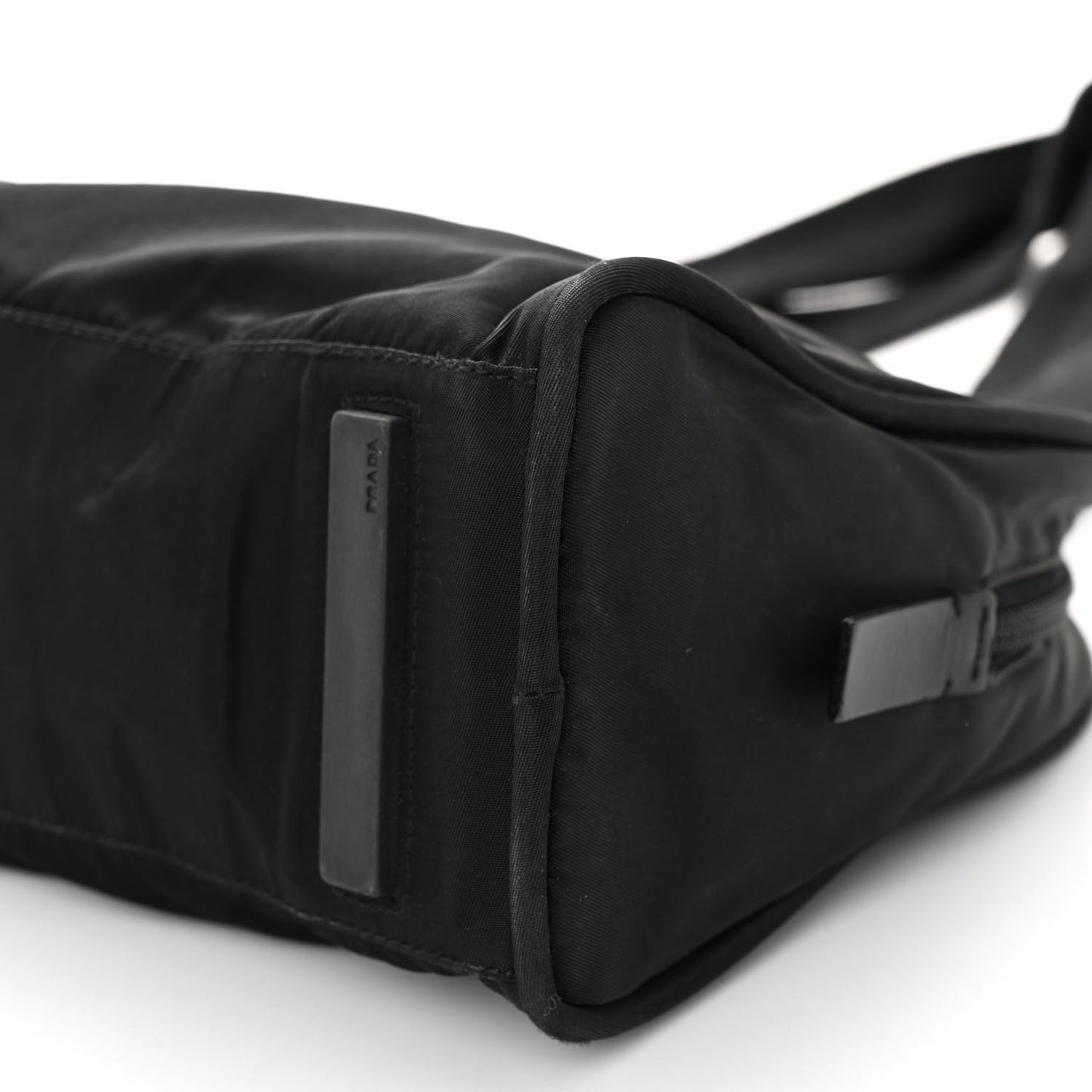 Tessuto Nylon Sport Semitracolla Shoulder Bag Black