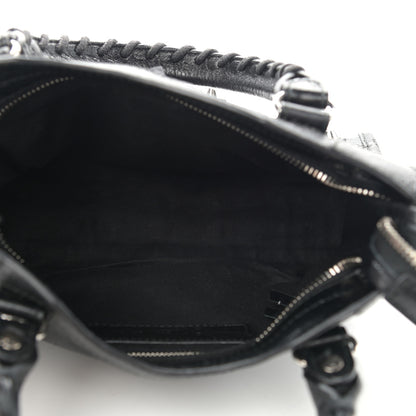 Balenciaga Agneau Classic Silver Hardware Mini City Black 4 of 9