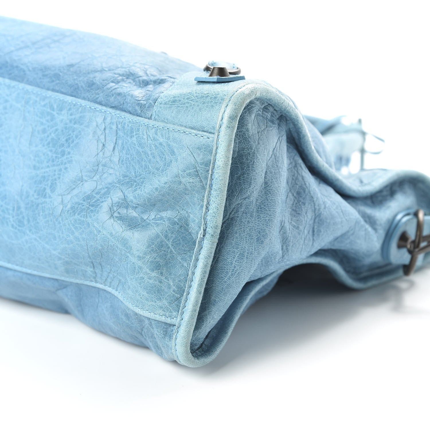 Balenciaga Agneau Classic Hardware City Bleu Paon 7 of 15