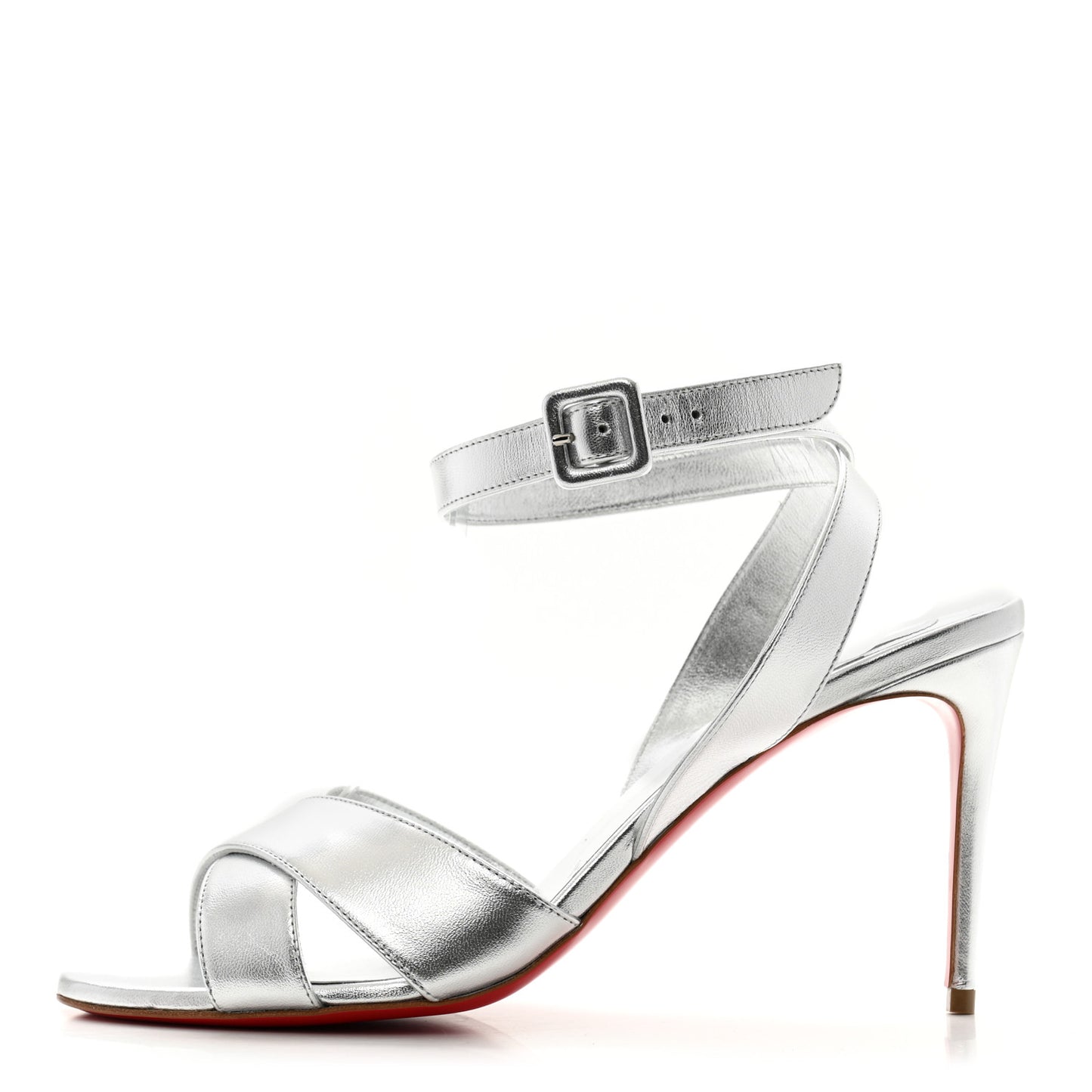 Kid Laminato Mariza 85 Sandals 40.5 Silver