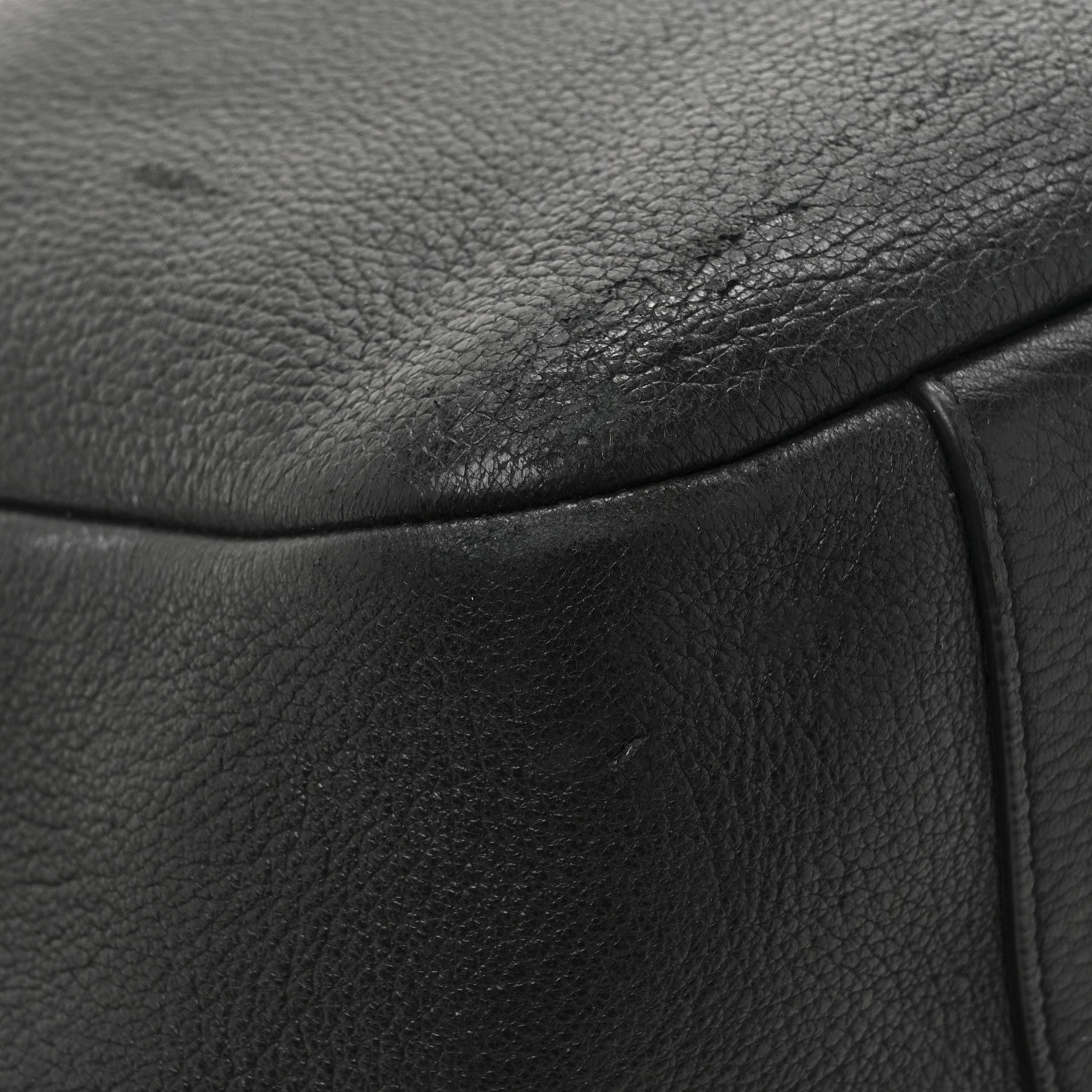 Saint Laurent Grained Deerskin Bea Tote Black 9 of 16