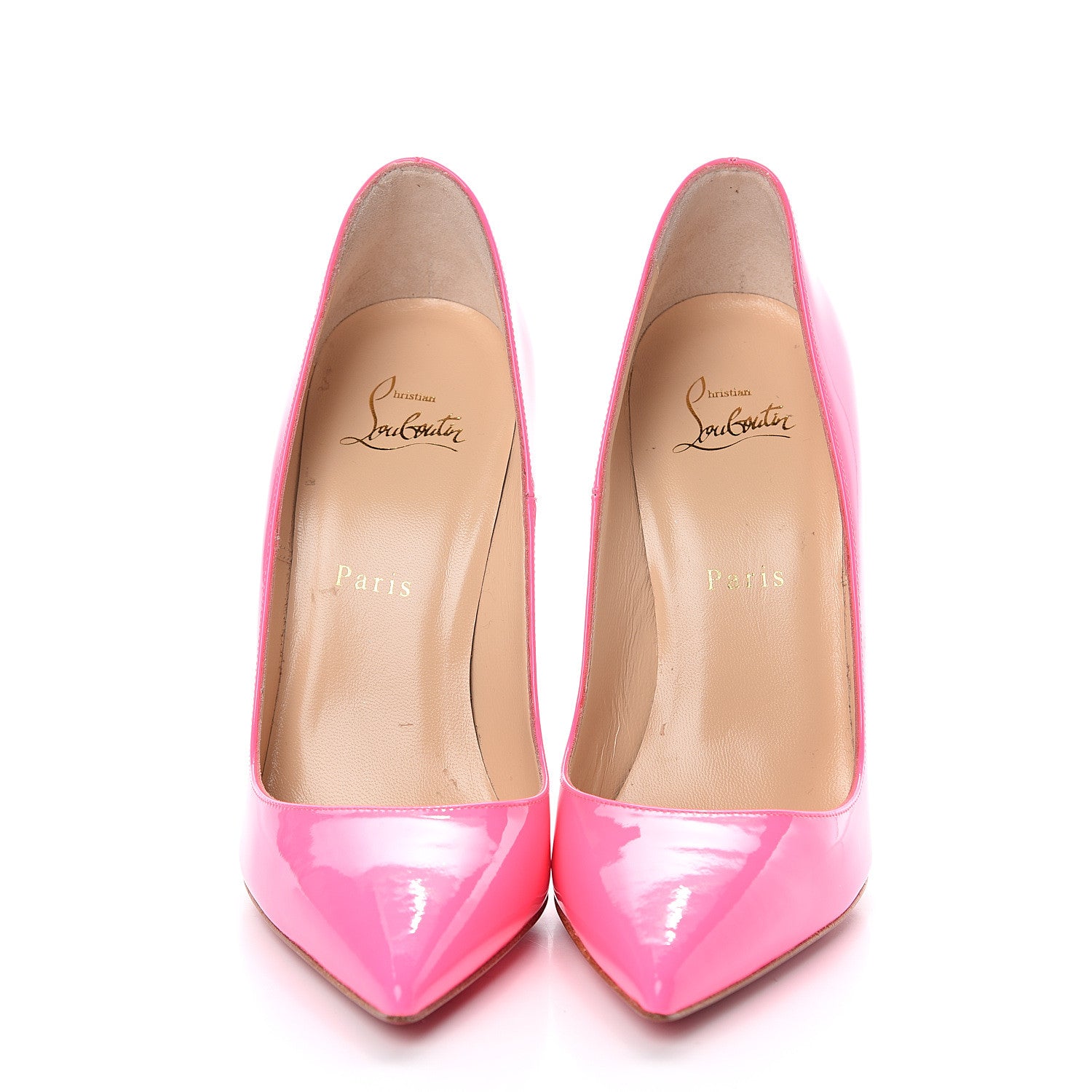 Christian Louboutin Patent So Kate 120 Pumps 39 Shocking Pink 2 of 7