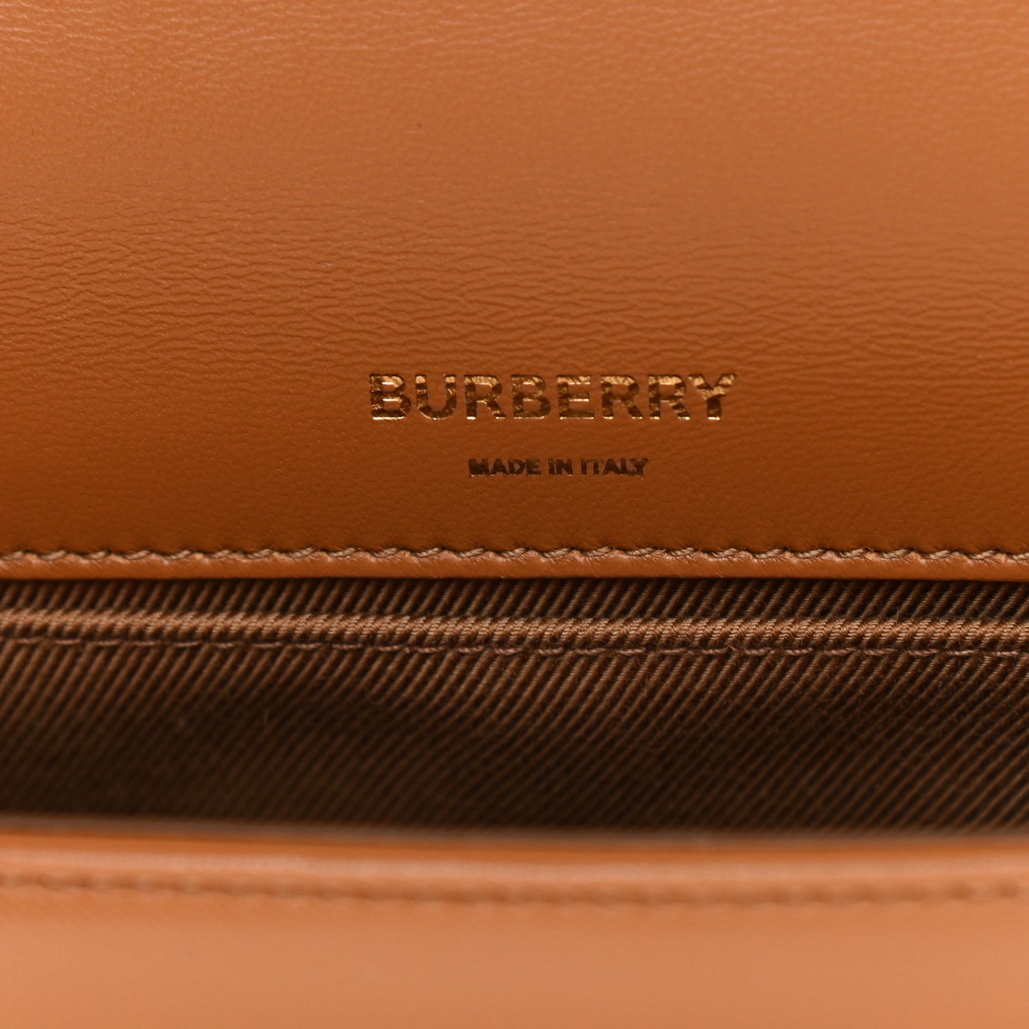 Lambskin Quilted Small Lola Bag Maple Brown