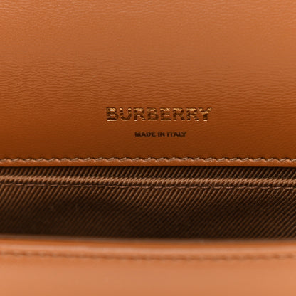 Burberry Lambskin Quilted Small Lola Bag Maple Brown 5 of 11