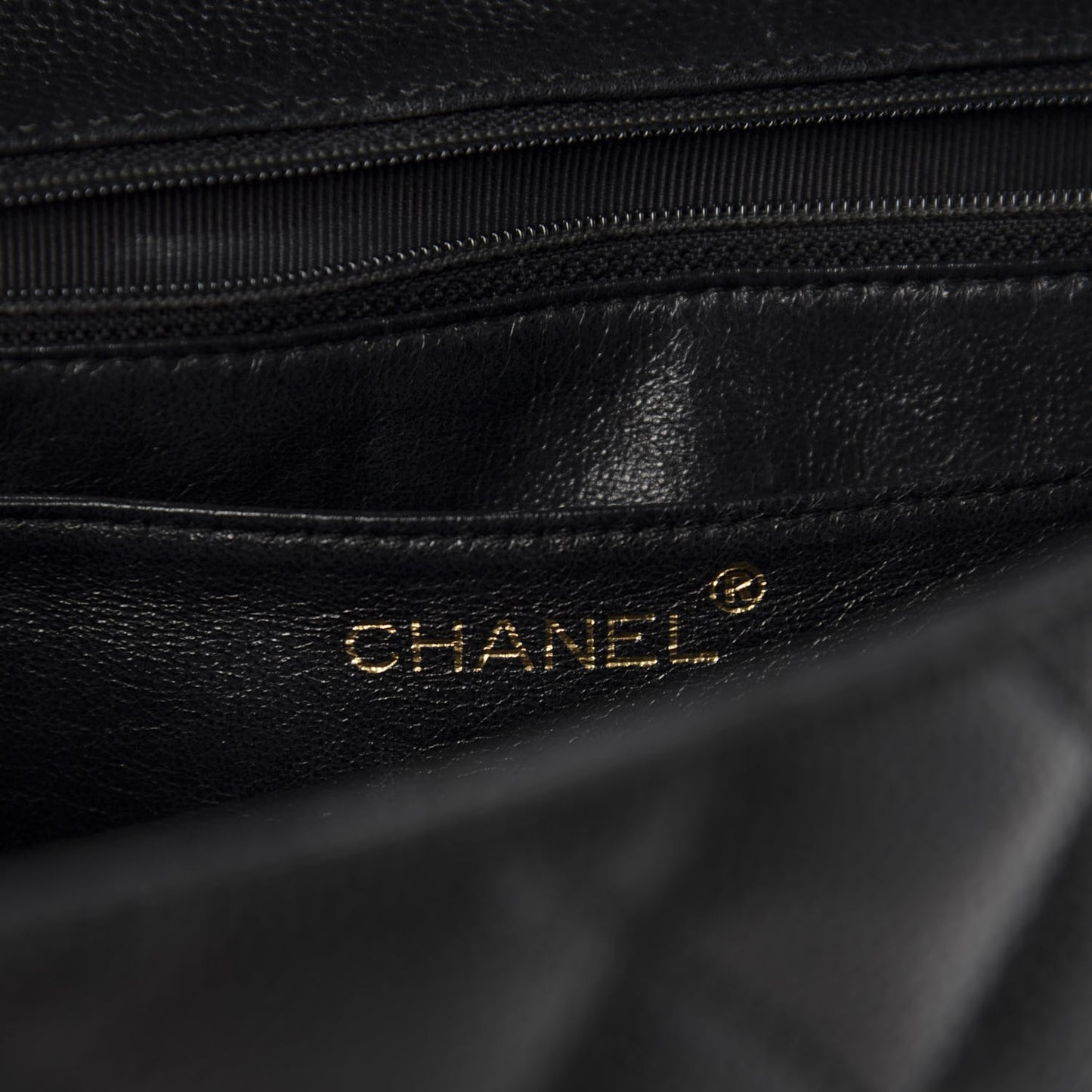 Caviar Quilted Jumbo Kelly Flap Black