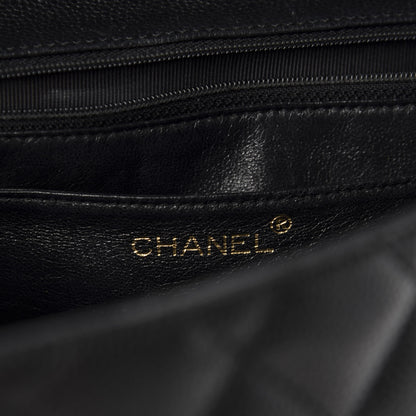 Chanel Caviar Quilted Jumbo Kelly Flap Black 7 of 10