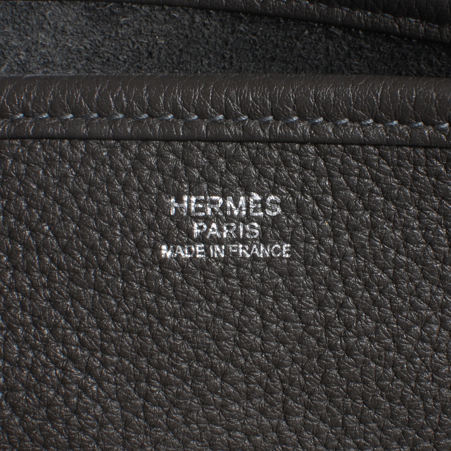 Hermes Taurillon Clemence Evelyne III GM Graphite 6 of 7