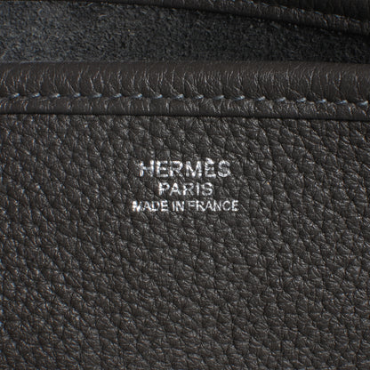 Hermes Taurillon Clemence Evelyne III GM Graphite 6 of 7