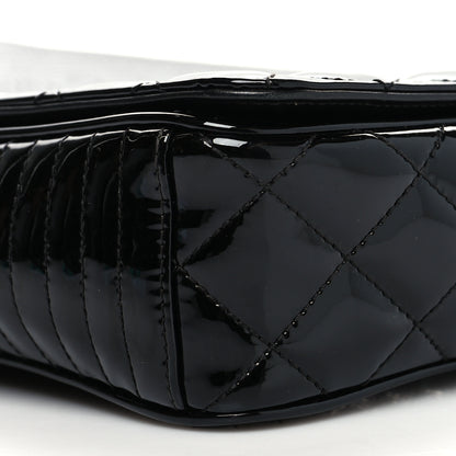 Chanel Patent Quilted Medium Coco Boy Flap Black 10 of 10