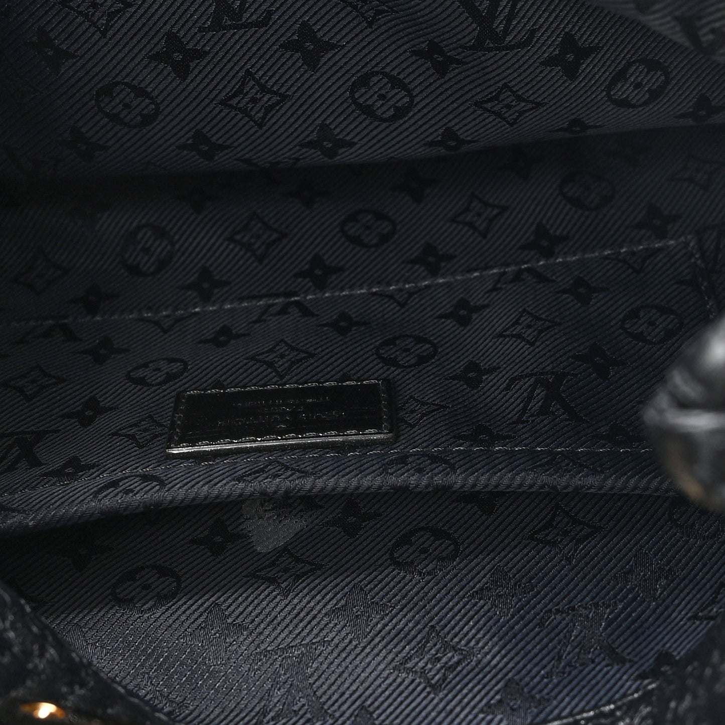 Calfskin Quilted Monogram Altair Clutch Black