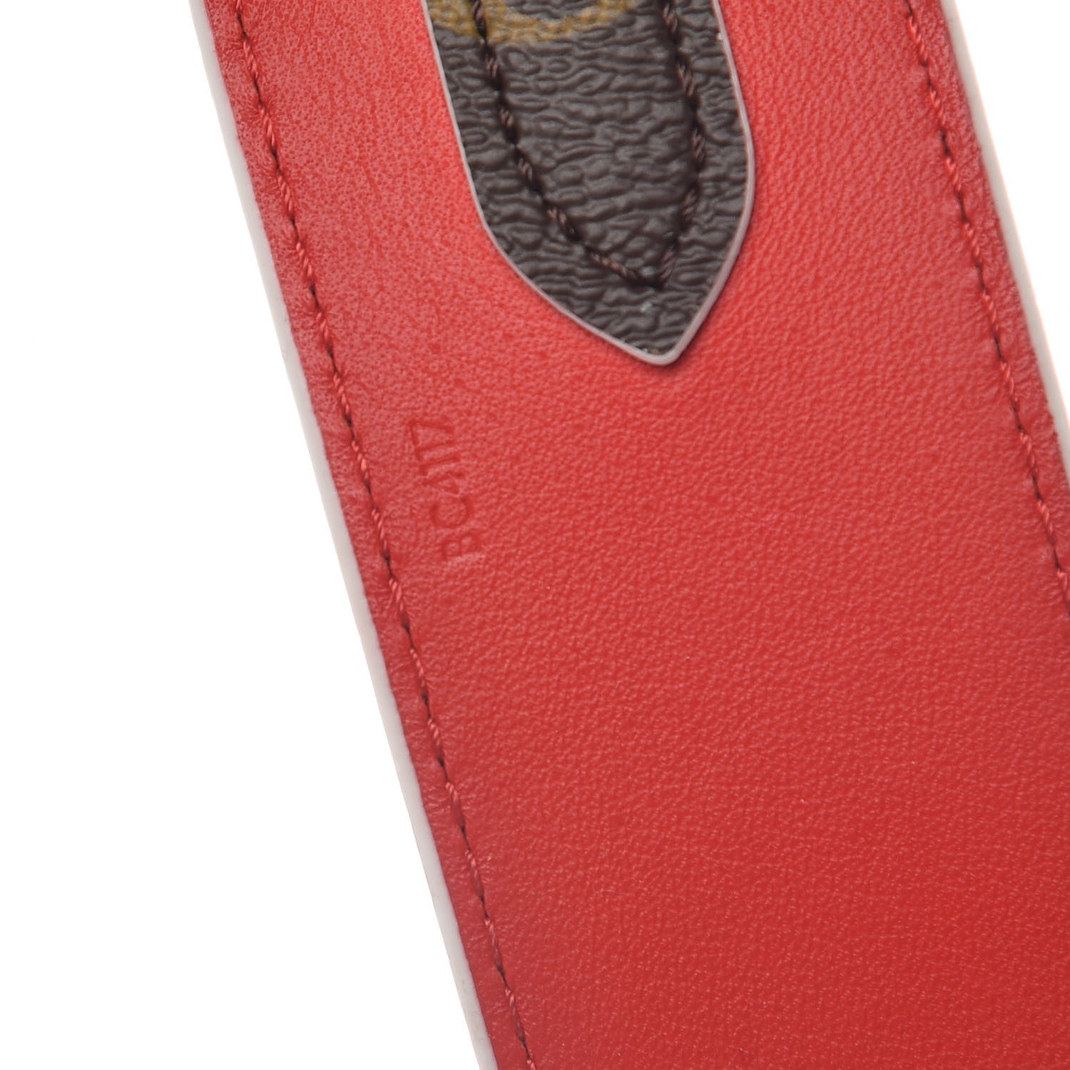 Louis Vuitton Monogram Bandouliere Shoulder Strap Red 4 of 5