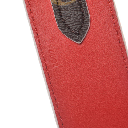 Louis Vuitton Monogram Bandouliere Shoulder Strap Red 4 of 5