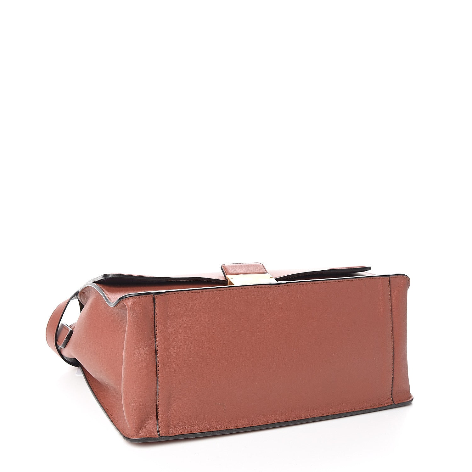 Fendi Vitello Grace Matte Large Kan U Shoulder Bag Rust 3 of 8