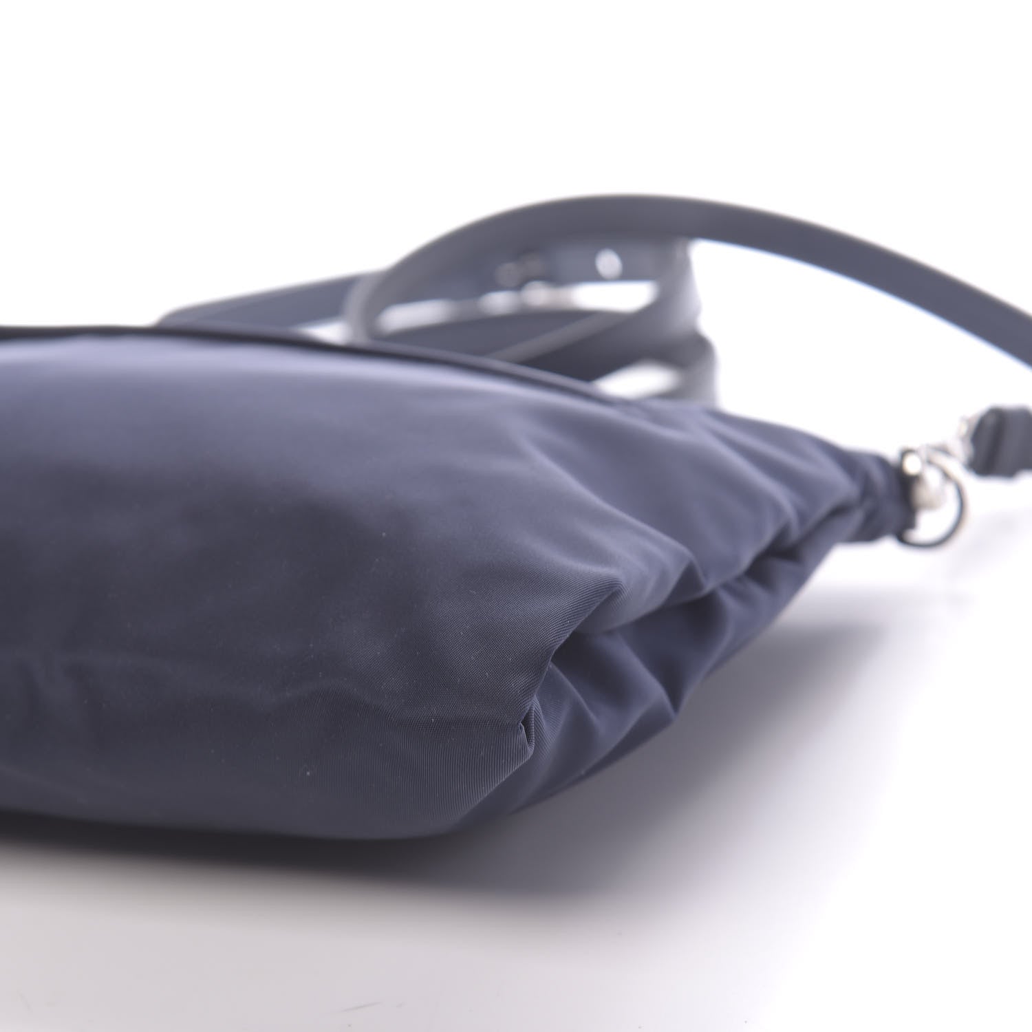 Prada Tessuto Nylon Saffiano Flat Messenger Bag Baltico 9 of 10
