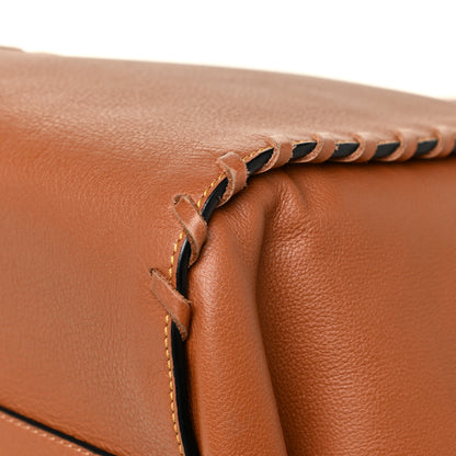 Loewe Calfskin Laced Hammock Shoulder Bag Tan 10 of 18