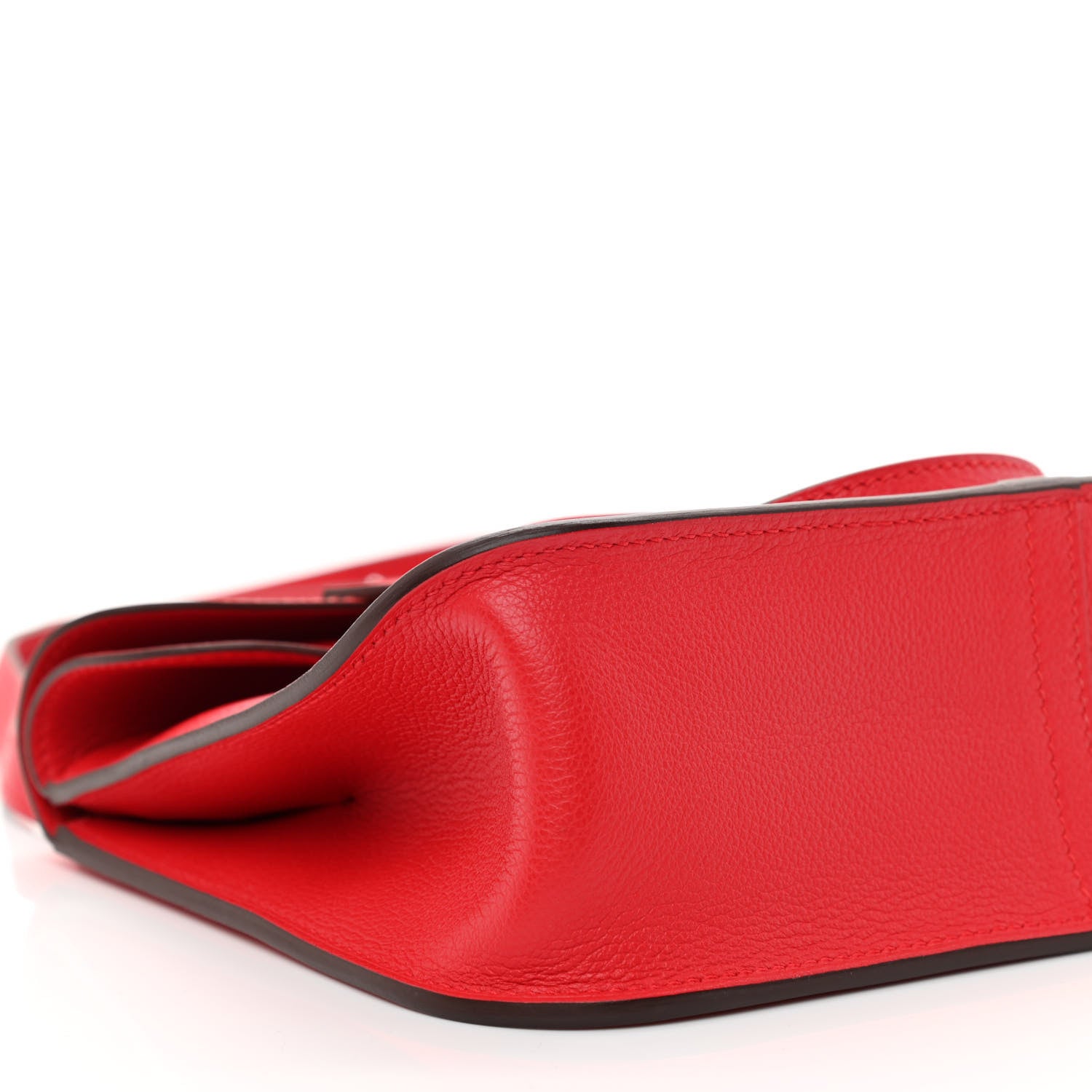 Hermes Evercolor Halzan 25 Rouge De Coeur 9 of 11