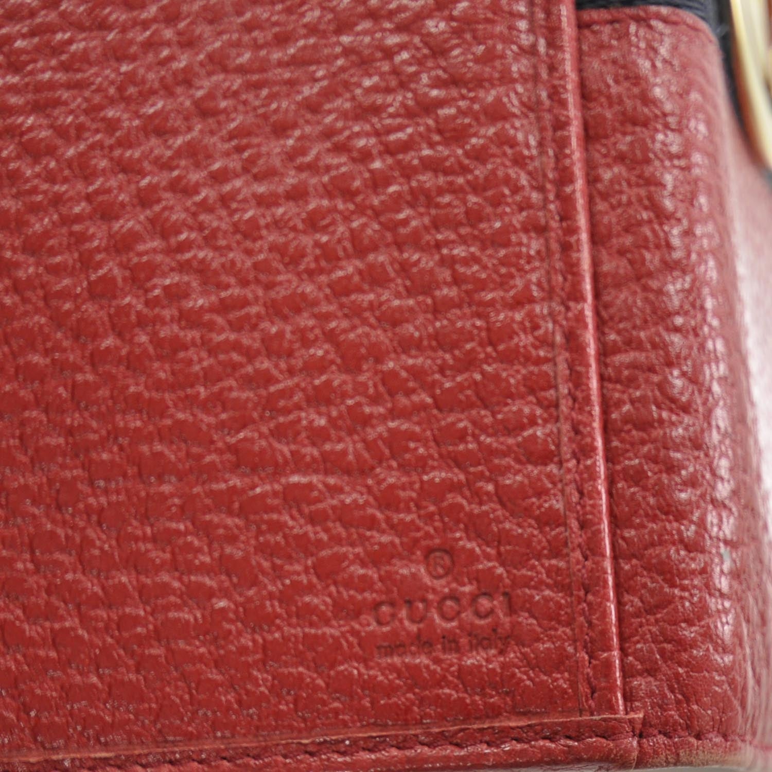 Gucci Leather Blondie Continental Wallet Red 6 of 7
