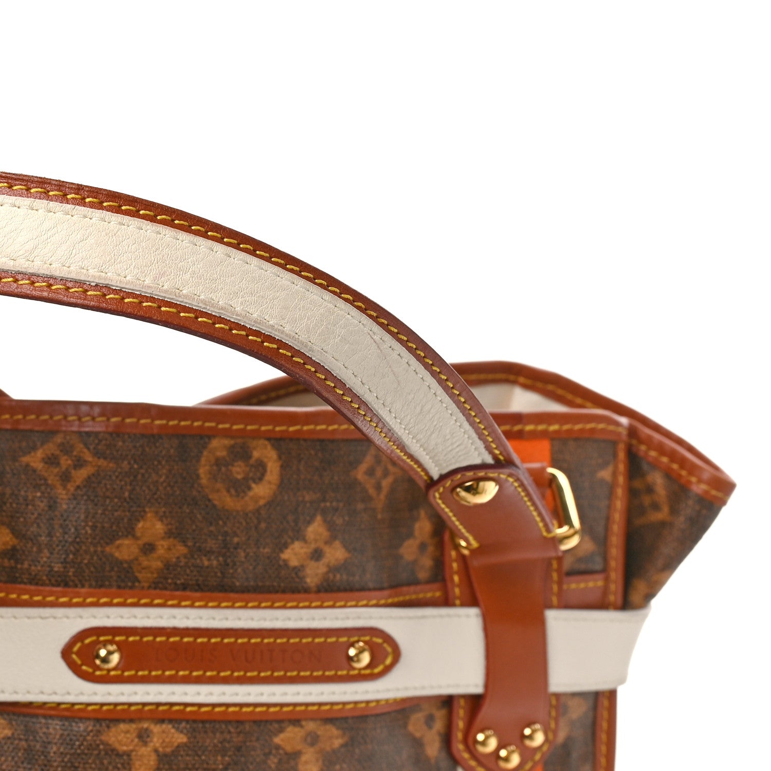 Louis Vuitton Monogram Rayures Tisse Sac PM 7 of 9