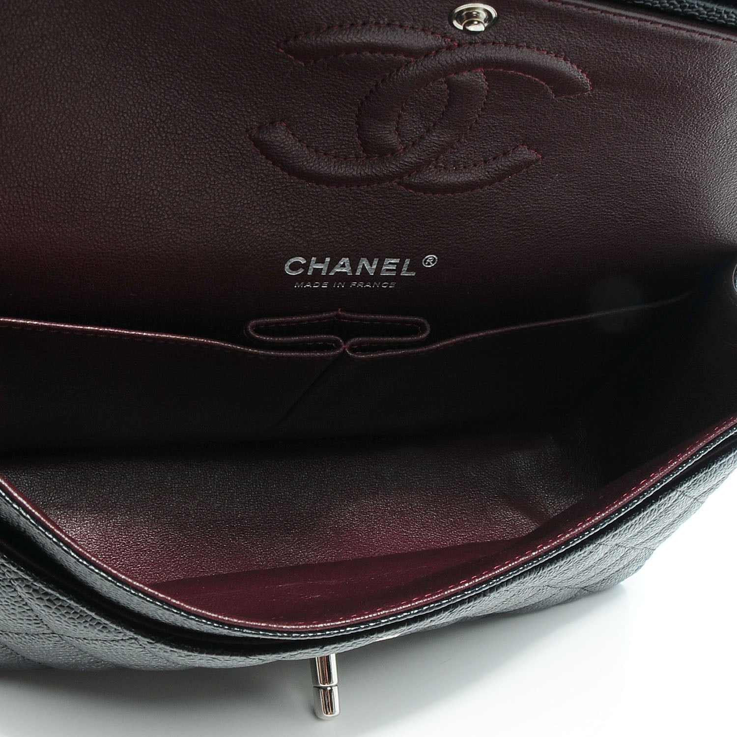 Chanel Caviar Quilted Medium Double Flap Black 5 of 7