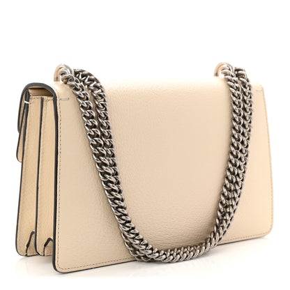 Gucci Textured Calfskin Crystal Small Dionysus Shoulder Bag Mystic White 3 of 11