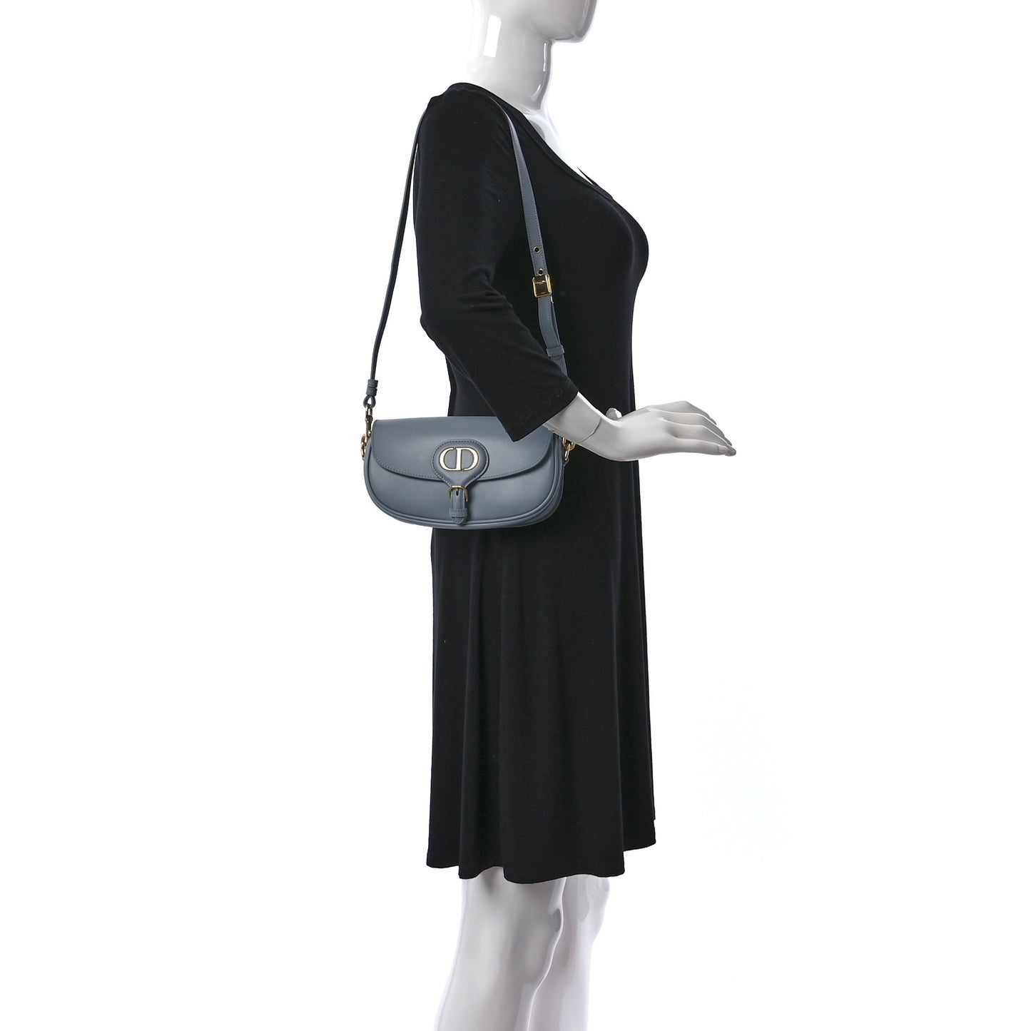 Box Calfskin East West Bobby Bag Horizon Blue