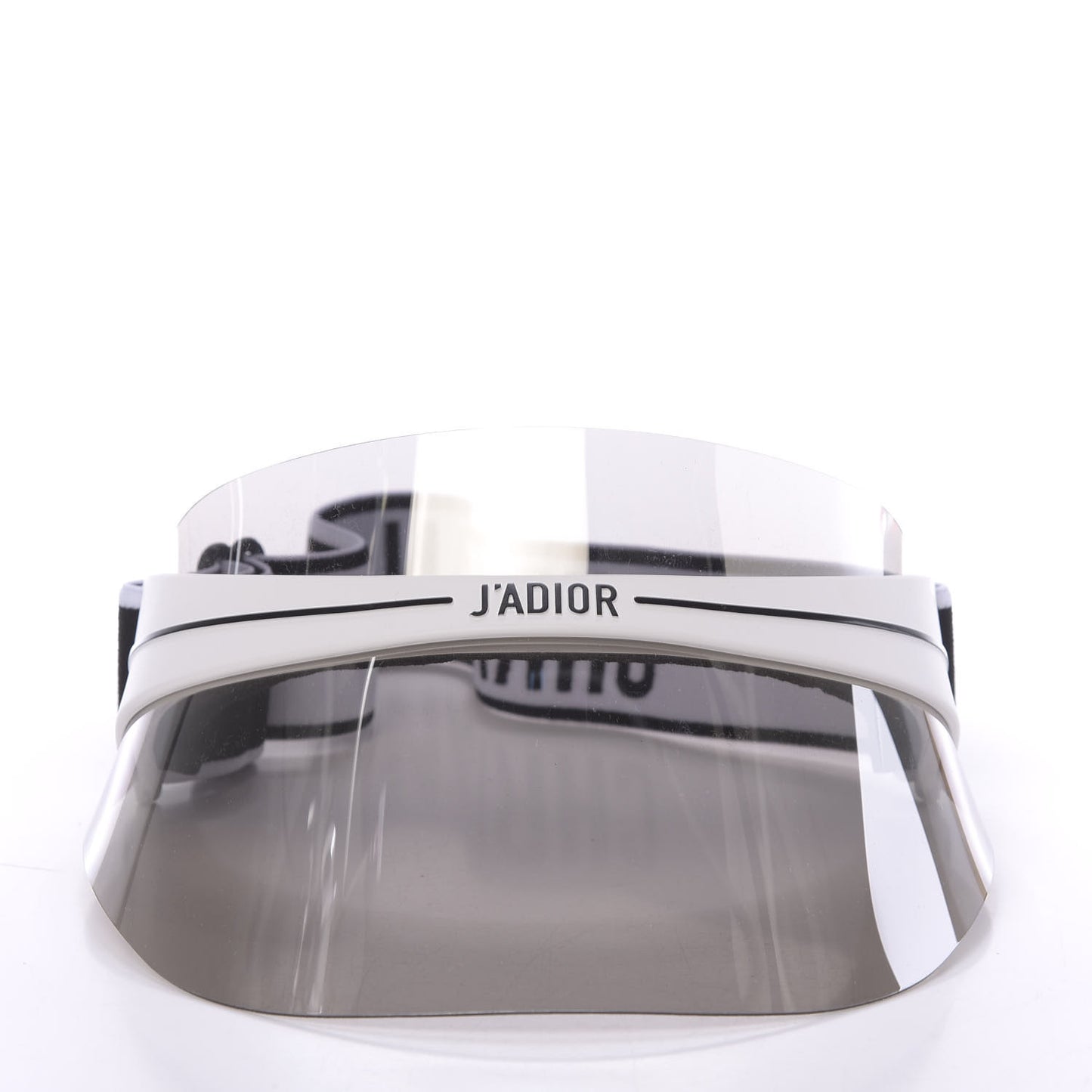Mirrored DiorClub1 Sun Visor Silver